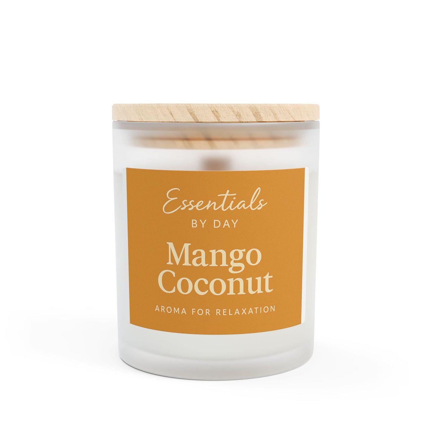 Vanilla Aroma Frosted Glass Candle - 11oz | Cozy Home Décor & Gift