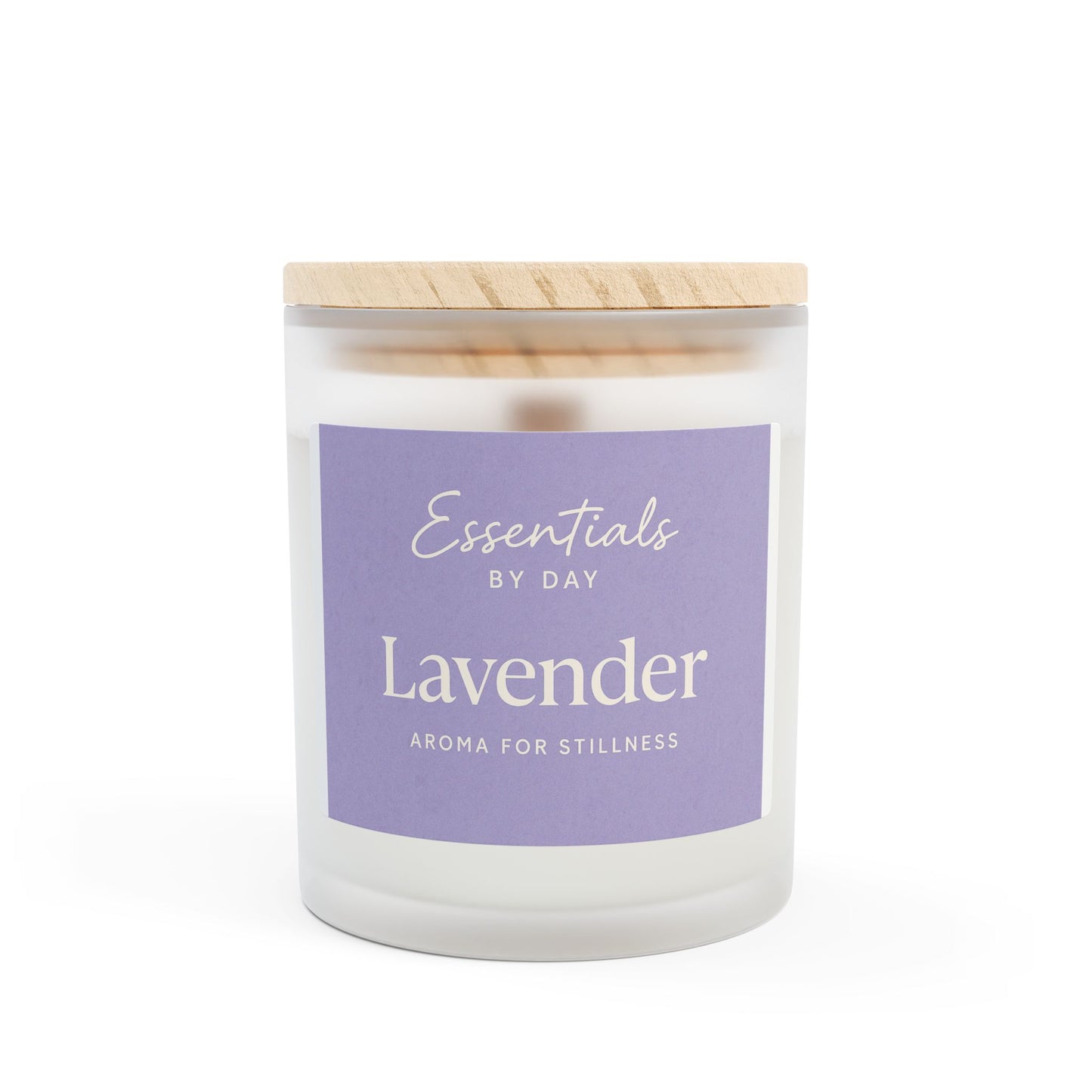 Vanilla Aroma Frosted Glass Candle - 11oz | Cozy Home Décor & Gift
