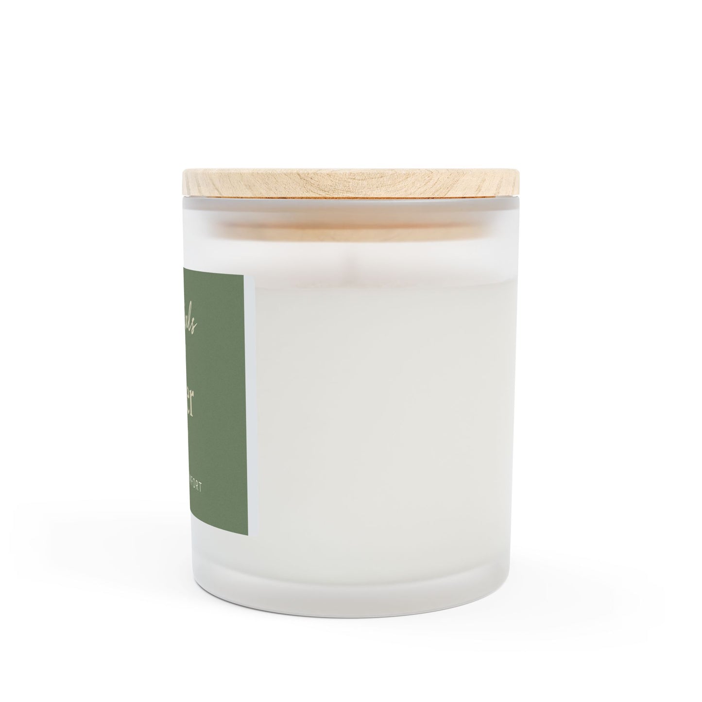 Vanilla Aroma Frosted Glass Candle - 11oz | Cozy Home Décor & Gift