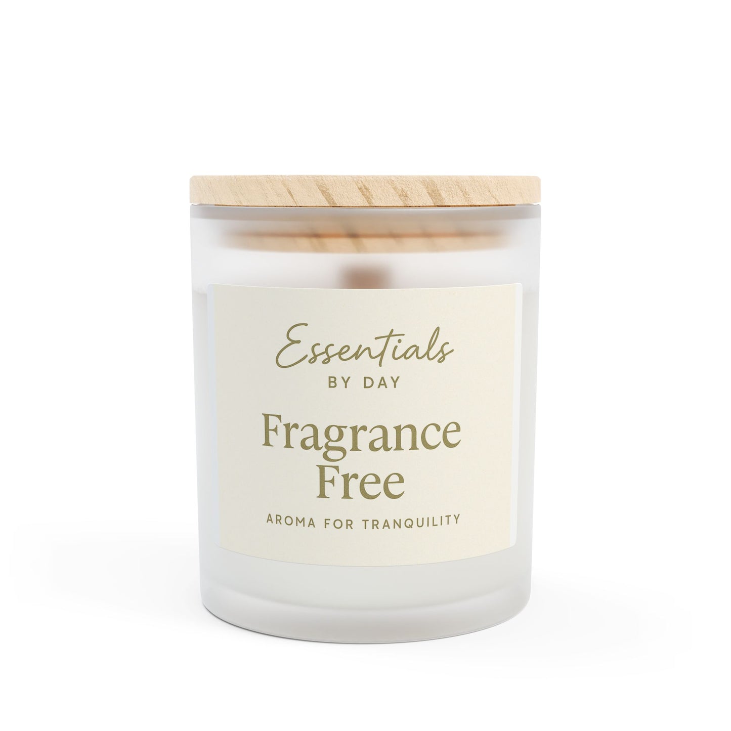 Vanilla Aroma Frosted Glass Candle - 11oz | Cozy Home Décor & Gift