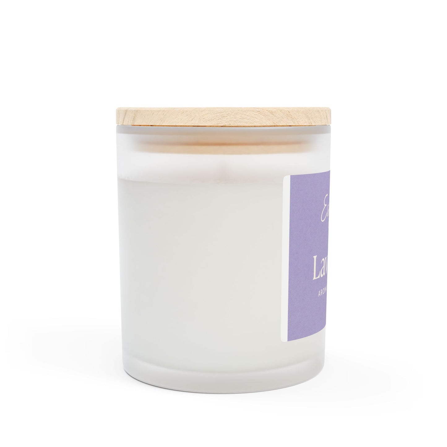 Vanilla Aroma Frosted Glass Candle - 11oz | Cozy Home Décor & Gift