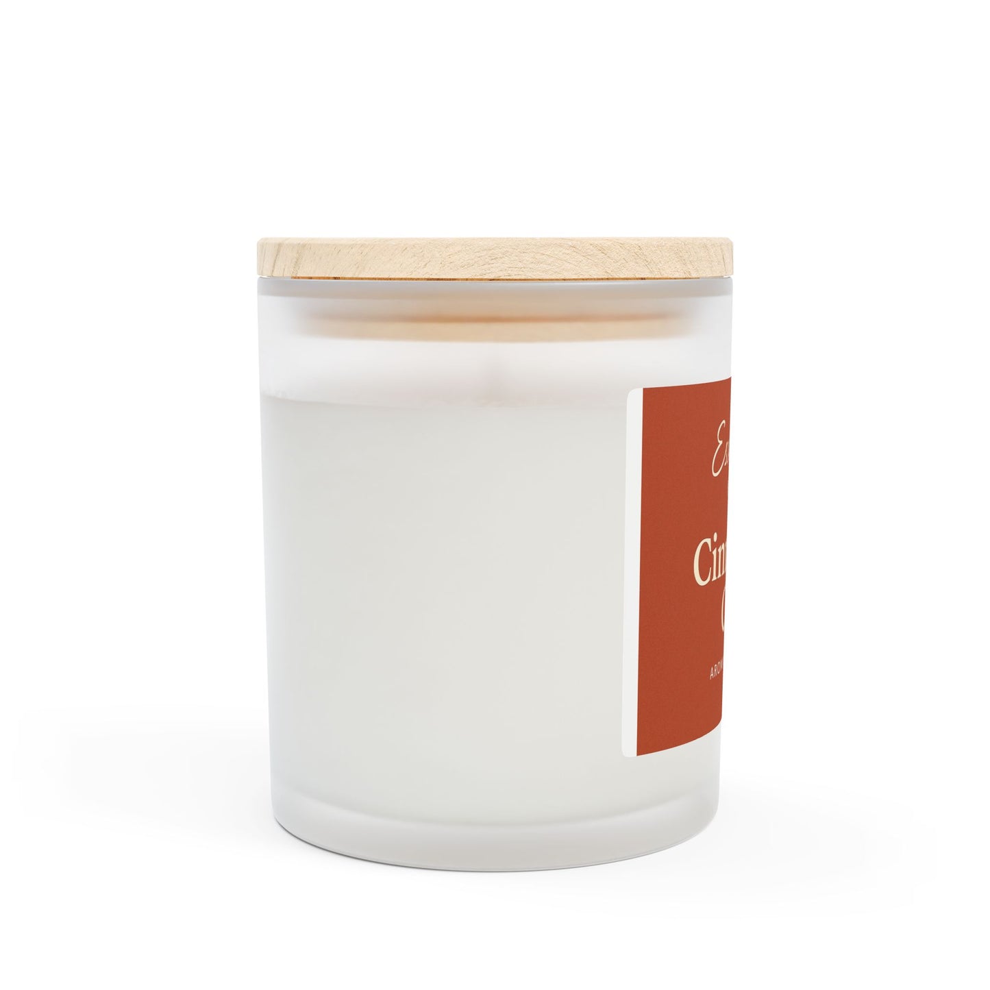 Vanilla Aroma Frosted Glass Candle - 11oz | Cozy Home Décor & Gift