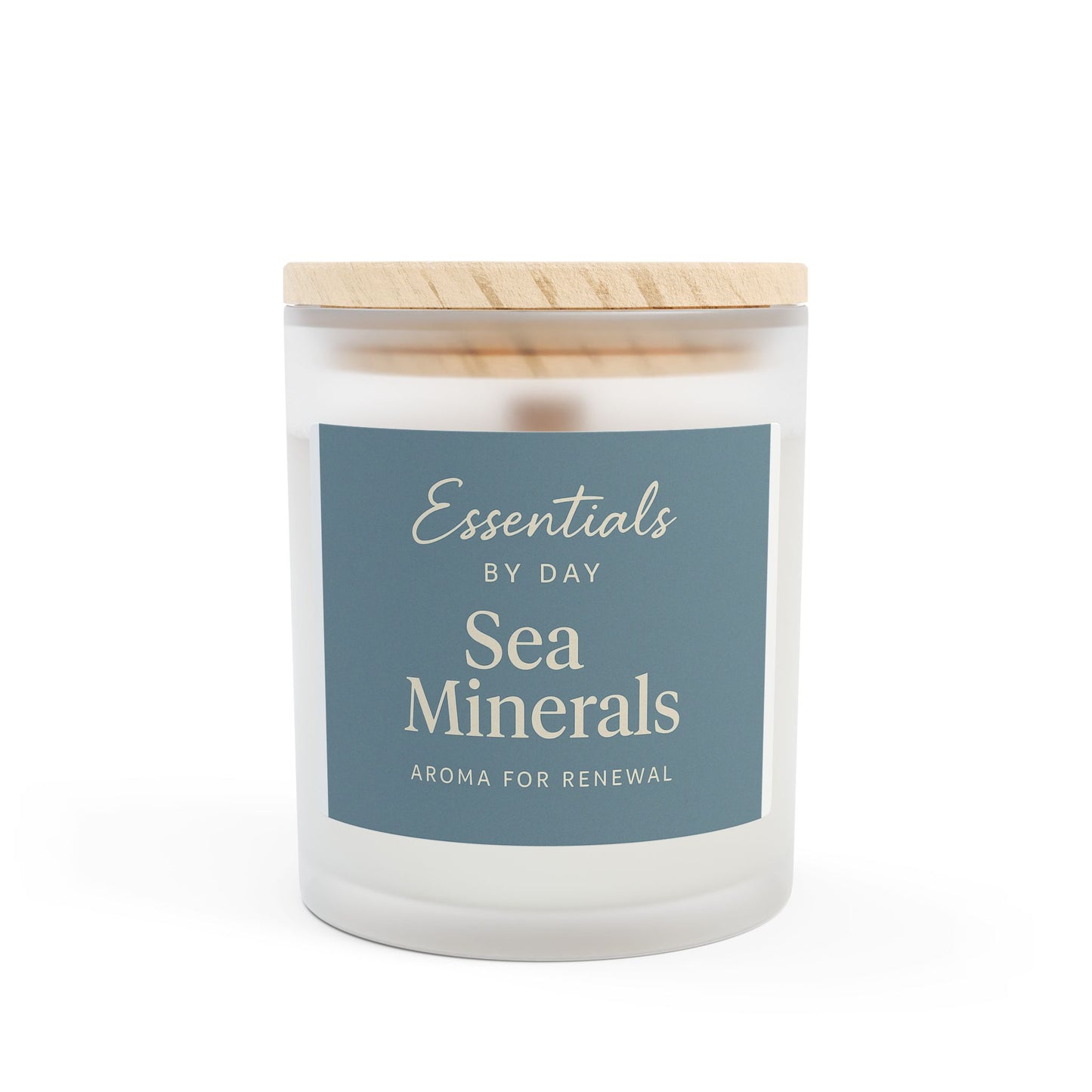 Vanilla Aroma Frosted Glass Candle - 11oz | Cozy Home Décor & Gift