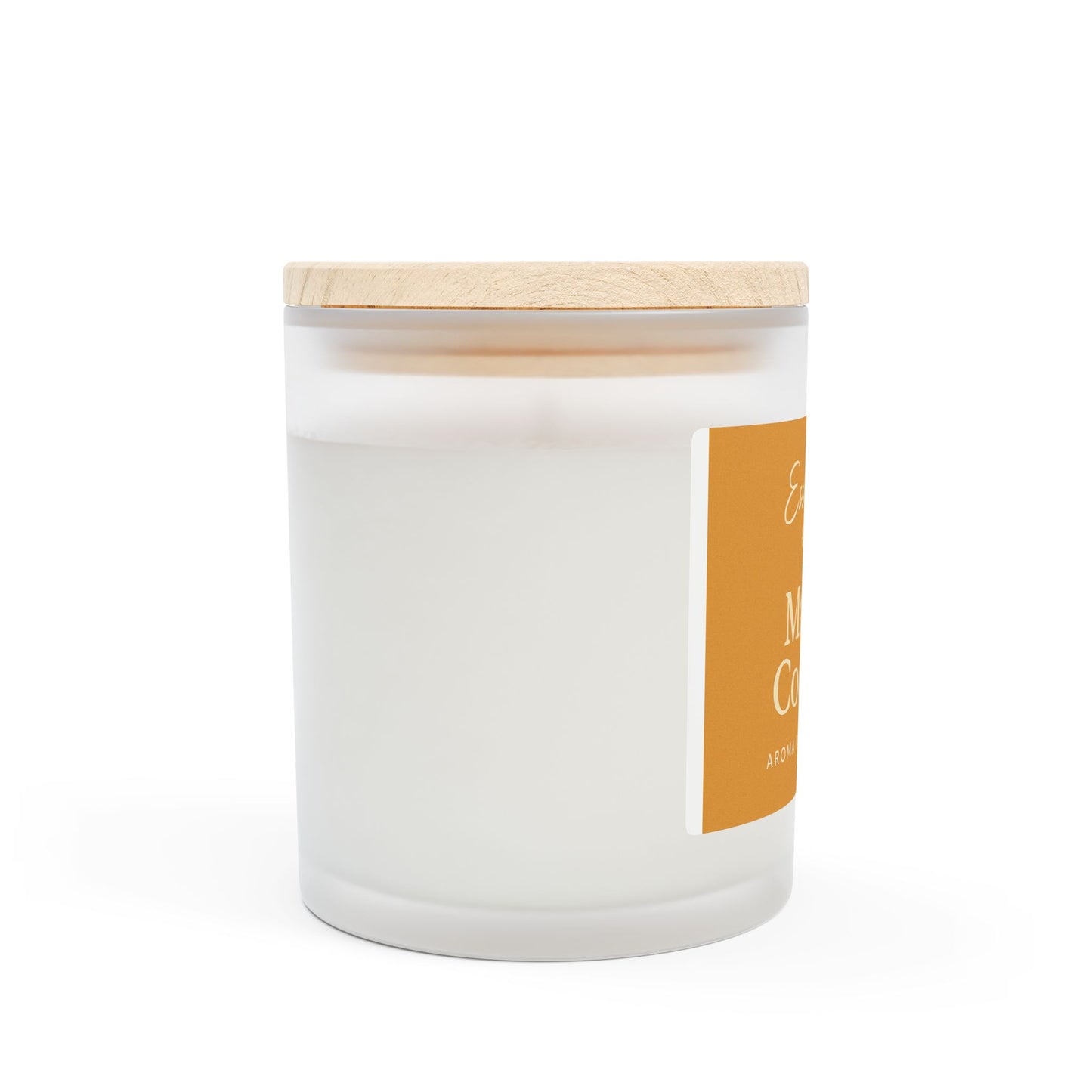 Vanilla Aroma Frosted Glass Candle - 11oz | Cozy Home Décor & Gift