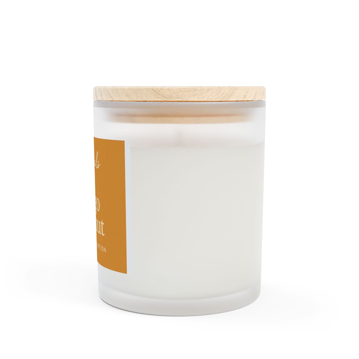 Vanilla Aroma Frosted Glass Candle - 11oz | Cozy Home Décor & Gift