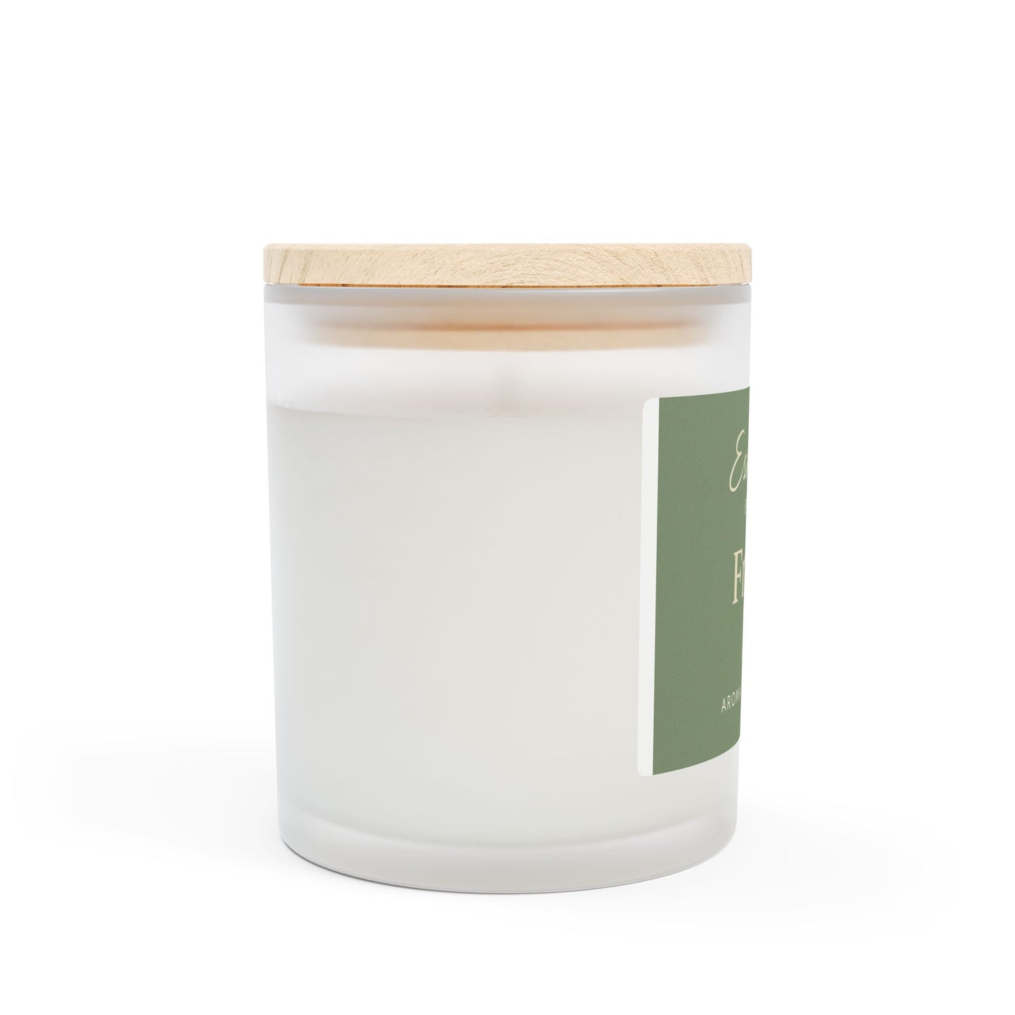Vanilla Aroma Frosted Glass Candle - 11oz | Cozy Home Décor & Gift
