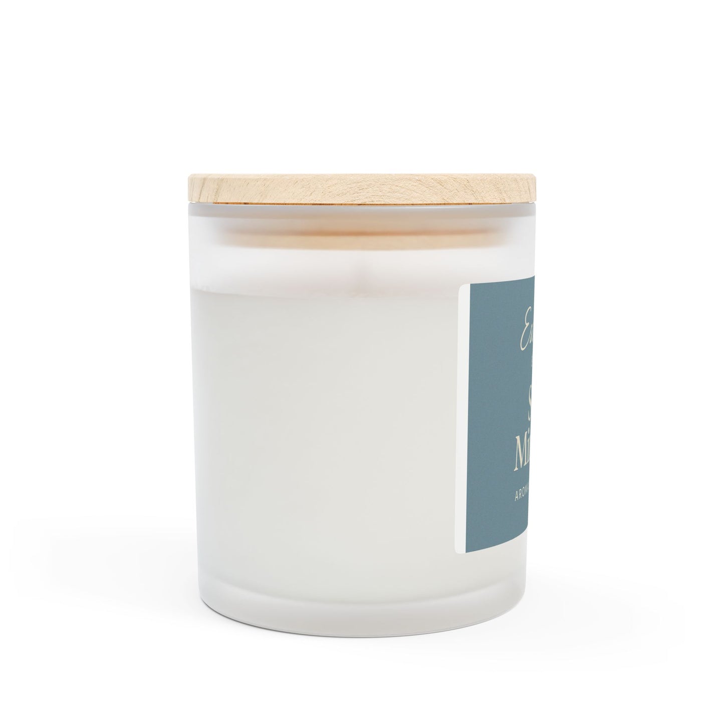 Vanilla Aroma Frosted Glass Candle - 11oz | Cozy Home Décor & Gift