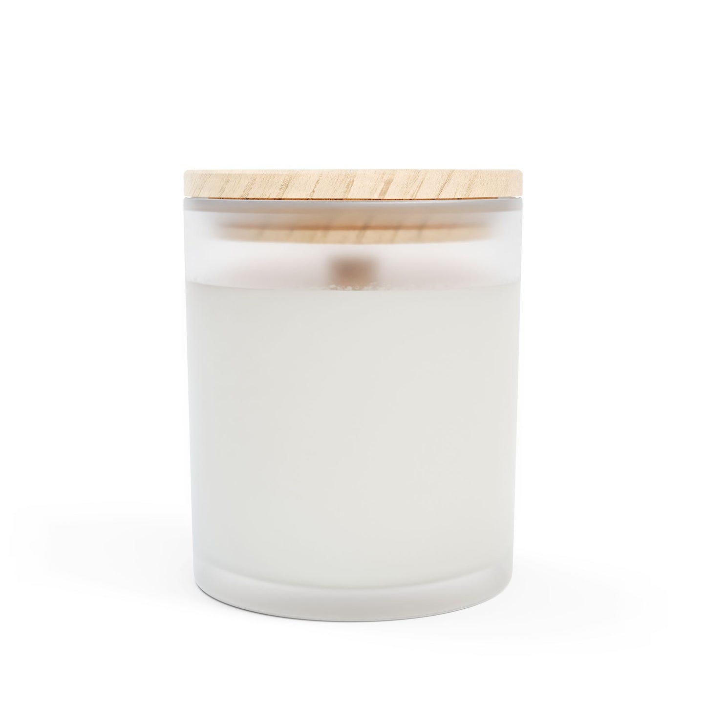 Vanilla Aroma Frosted Glass Candle - 11oz | Cozy Home Décor & Gift