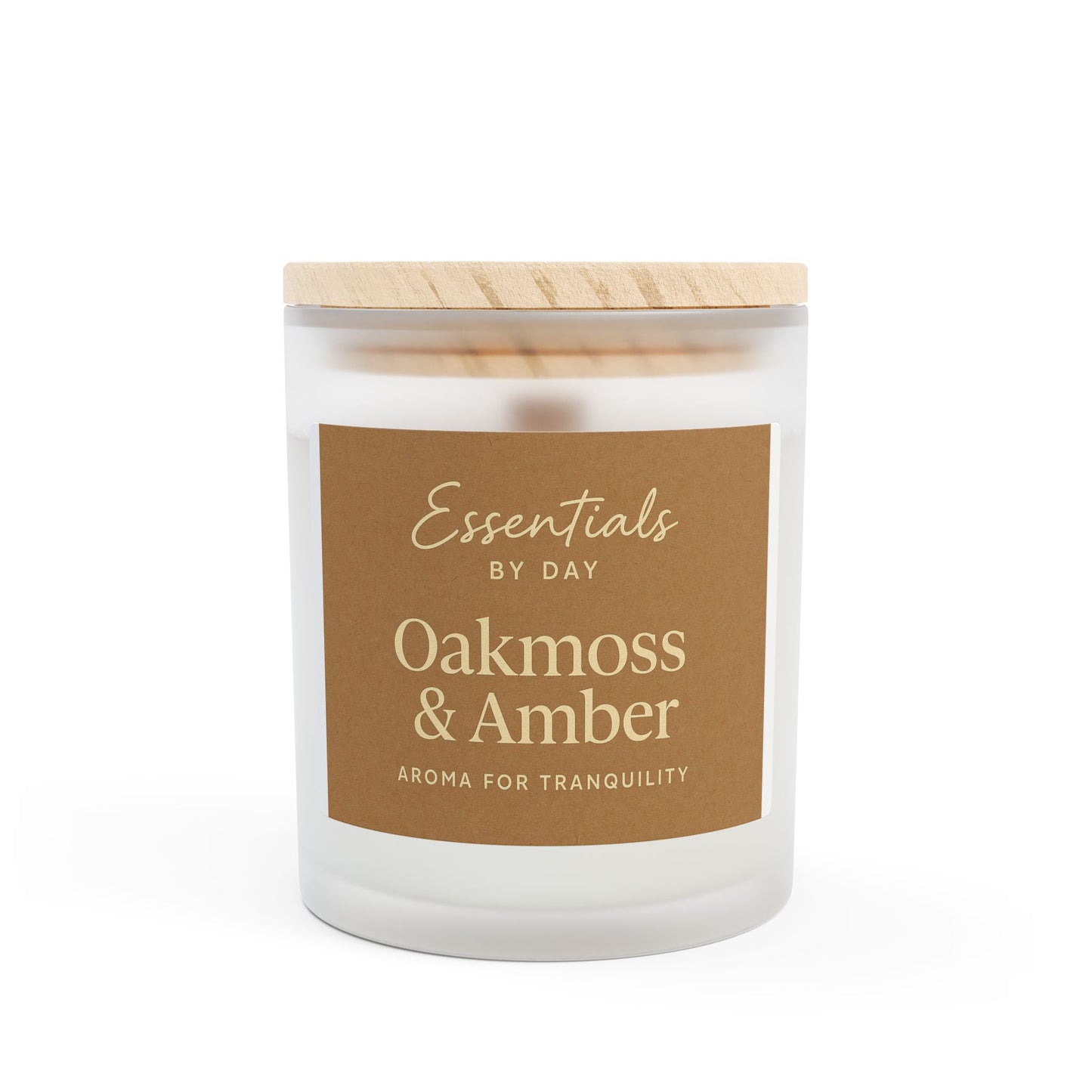 Vanilla Aroma Frosted Glass Candle - 11oz | Cozy Home Décor & Gift
