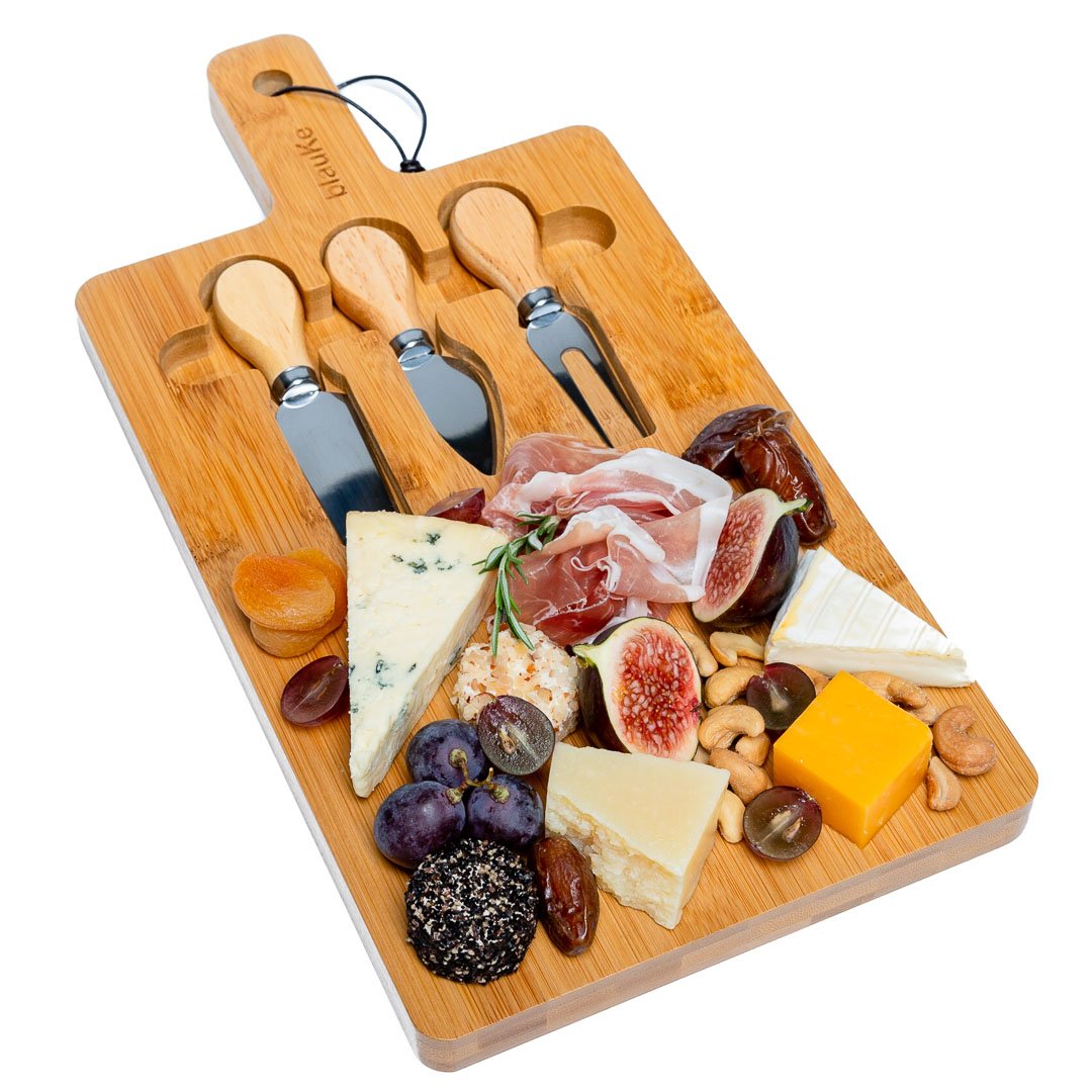 Bamboo Charcuterie Board & Knife Set