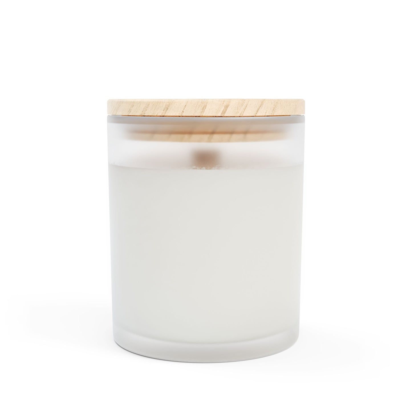 Vanilla Aroma Frosted Glass Candle - 11oz | Cozy Home Décor & Gift