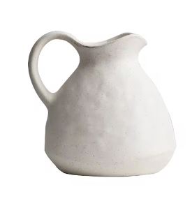 Matte White Ceramic Vase