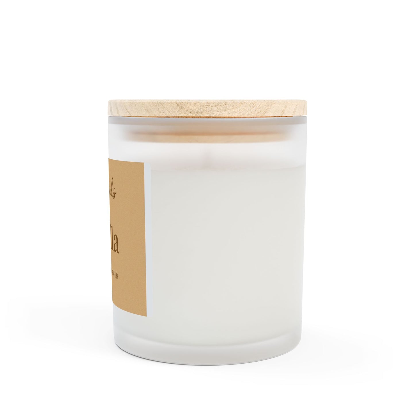 Vanilla Aroma Frosted Glass Candle - 11oz | Cozy Home Décor & Gift
