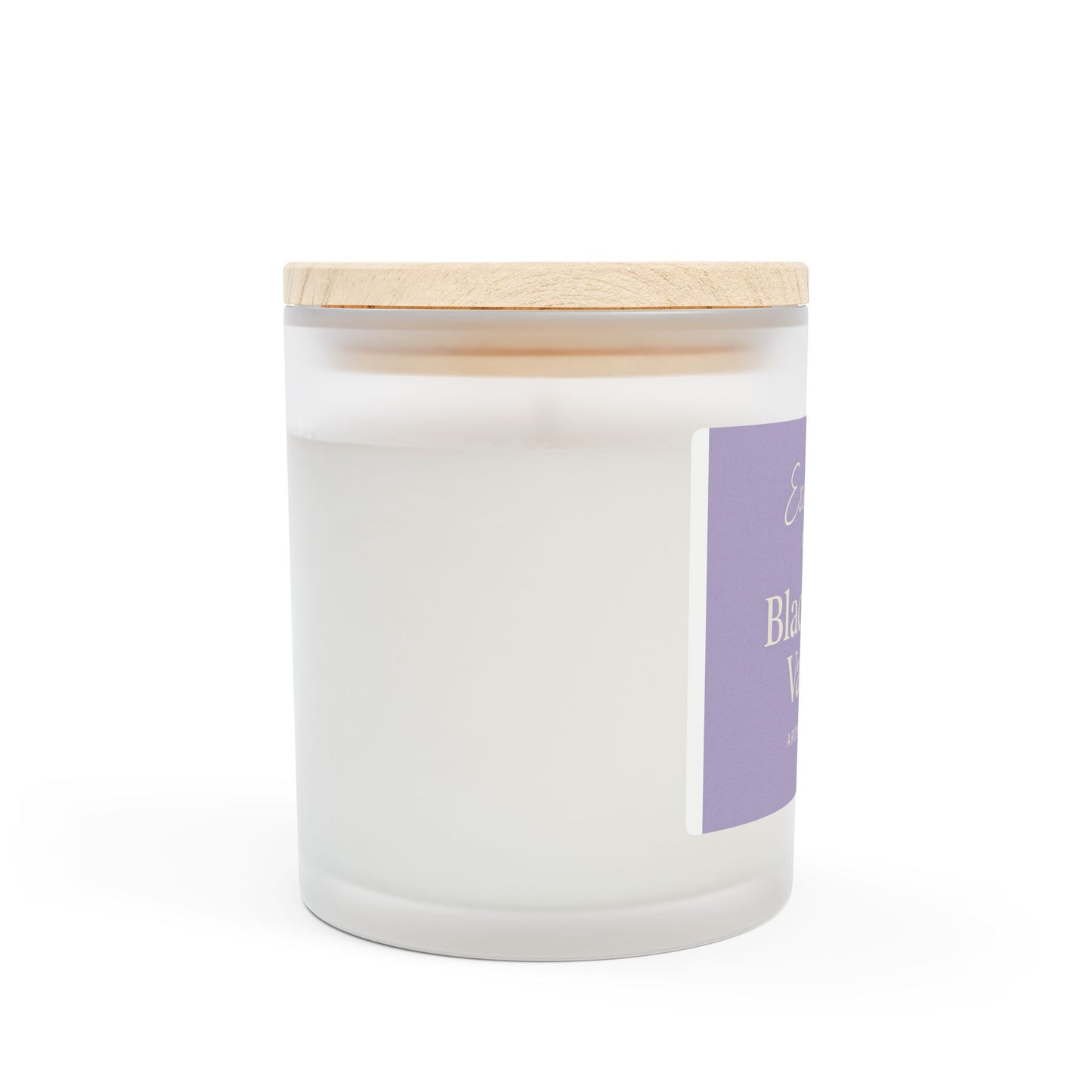 Vanilla Aroma Frosted Glass Candle - 11oz | Cozy Home Décor & Gift