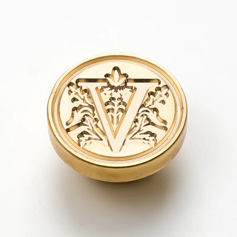 Retro Wax Seal Stamp Kit — Letters & Decorative Stamps