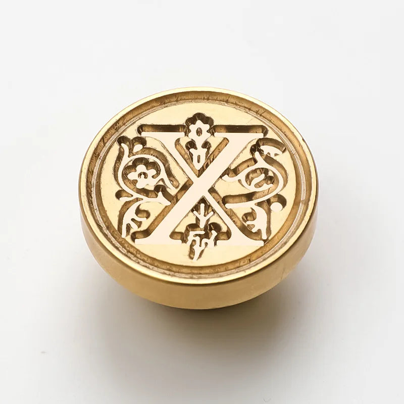 Retro Wax Seal Stamp Kit — Letters & Decorative Stamps