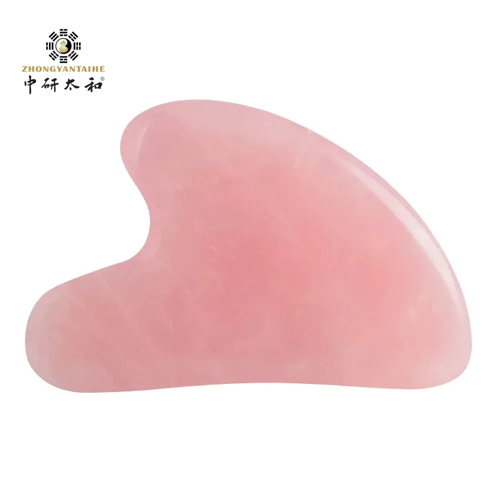 Gua Sha Facial Tools — Natural Jade Stone Board & Face Roller
