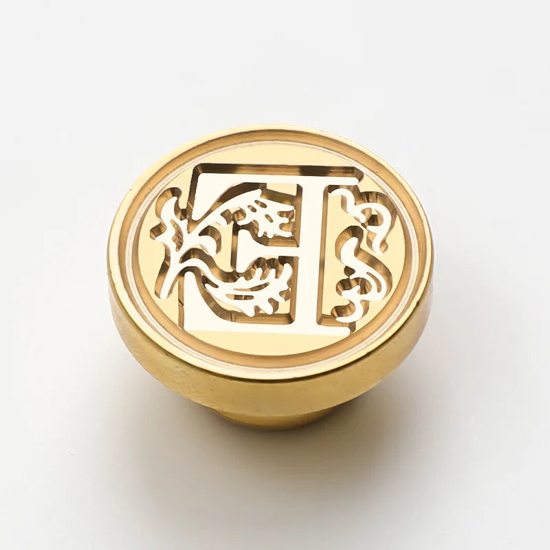 Retro Wax Seal Stamp Kit — Letters & Decorative Stamps
