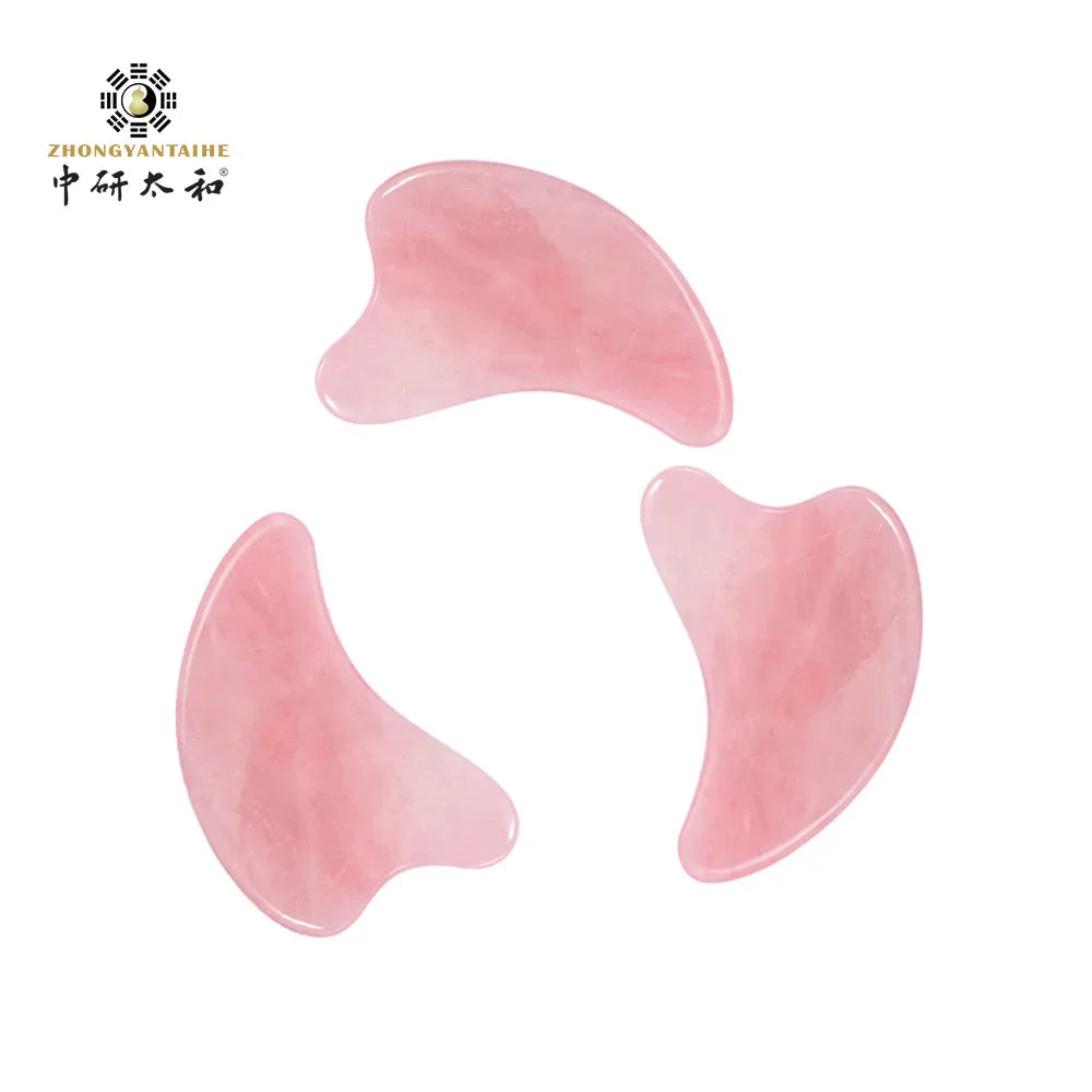 Gua Sha Facial Tools — Natural Jade Stone Board & Face Roller