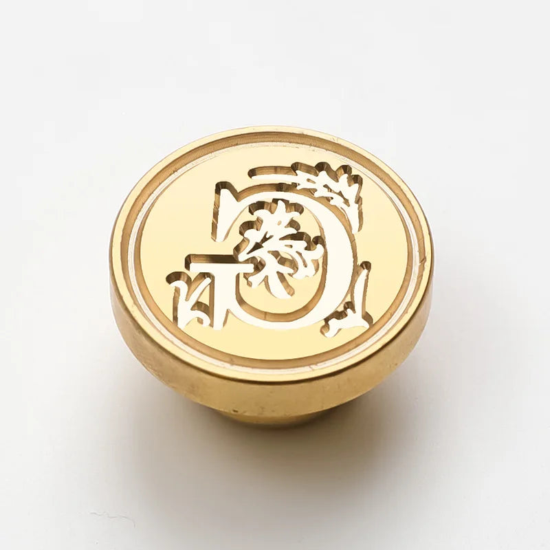 Retro Wax Seal Stamp Kit — Letters & Decorative Stamps