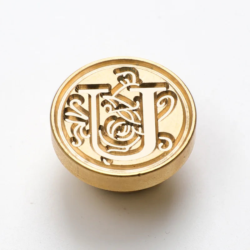 Retro Wax Seal Stamp Kit — Letters & Decorative Stamps