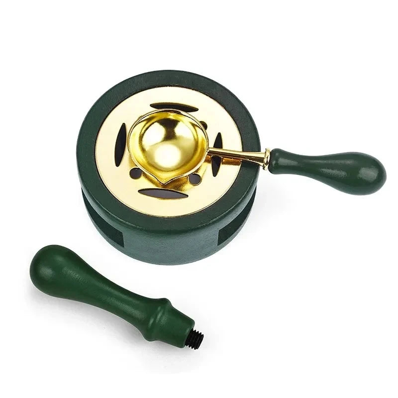 Retro Wax Seal Stamp Kit — Letters & Decorative Stamps