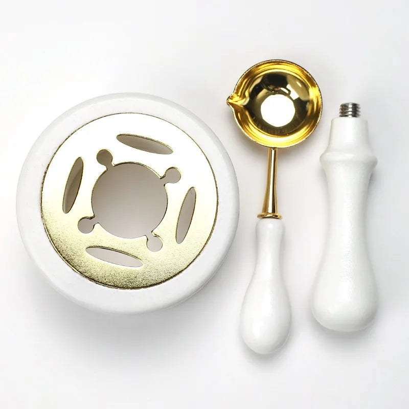 Retro Wax Seal Stamp Kit — Letters & Decorative Stamps