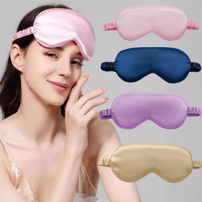 Silk Sleep Eye Mask — Soft Breathable Light-Blocking Mask