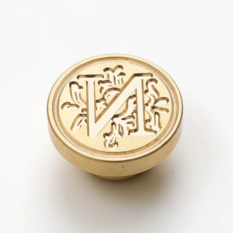 Retro Wax Seal Stamp Kit — Letters & Decorative Stamps