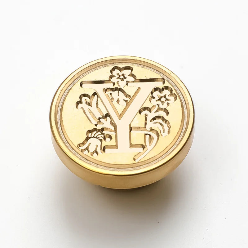 Retro Wax Seal Stamp Kit — Letters & Decorative Stamps