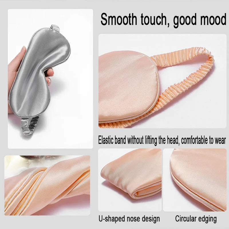 Silk Sleep Eye Mask — Soft Breathable Light-Blocking Mask