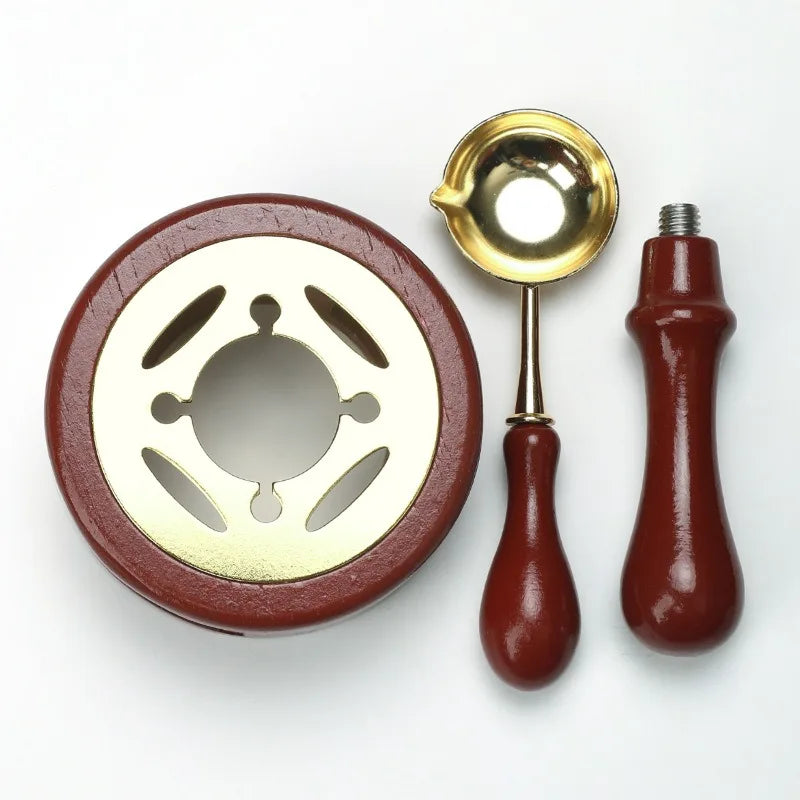 Retro Wax Seal Stamp Kit — Letters & Decorative Stamps