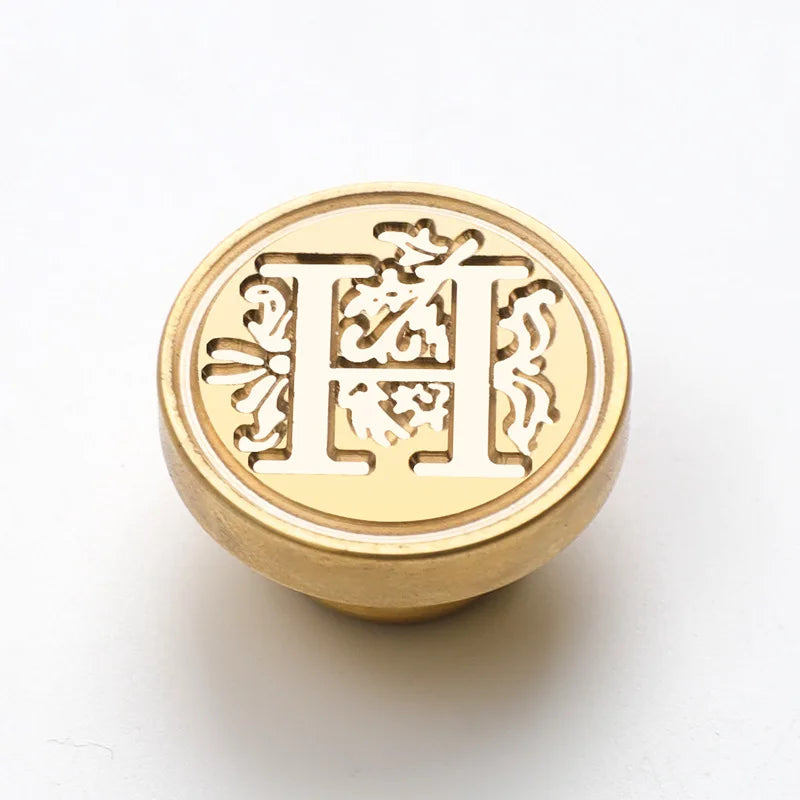 Retro Wax Seal Stamp Kit — Letters & Decorative Stamps