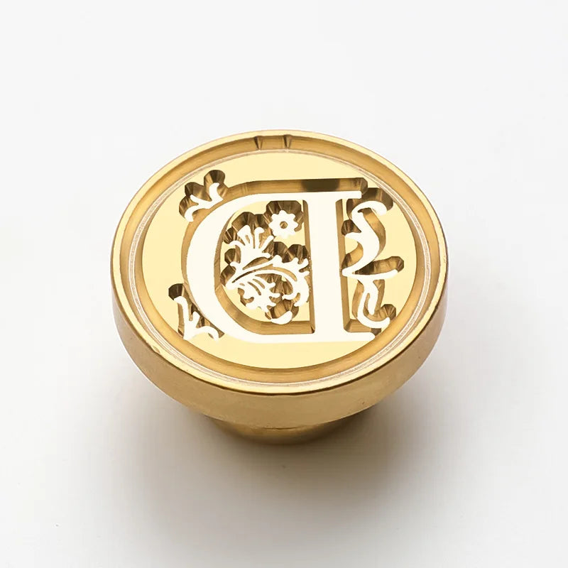 Retro Wax Seal Stamp Kit — Letters & Decorative Stamps