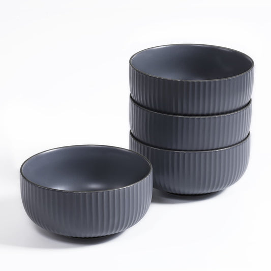 Matte Ceramic Bowl Set — 46oz, Set of 4